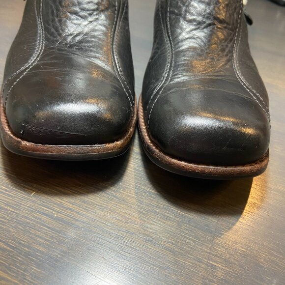 UGG Black Leather Shearling Lined Mule Clogs | Women’s 7 - Picture 5 of 8